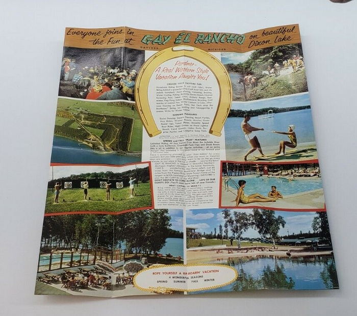Sojourn Lakeside Resort (Gay El Rancho Ranch, El Rancho Stevens Ranch) - Vintage Flyer
